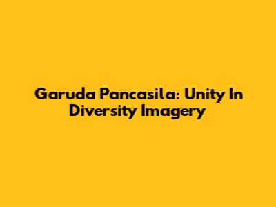 Garuda Pancasila: Unity In Diversity Imagery
